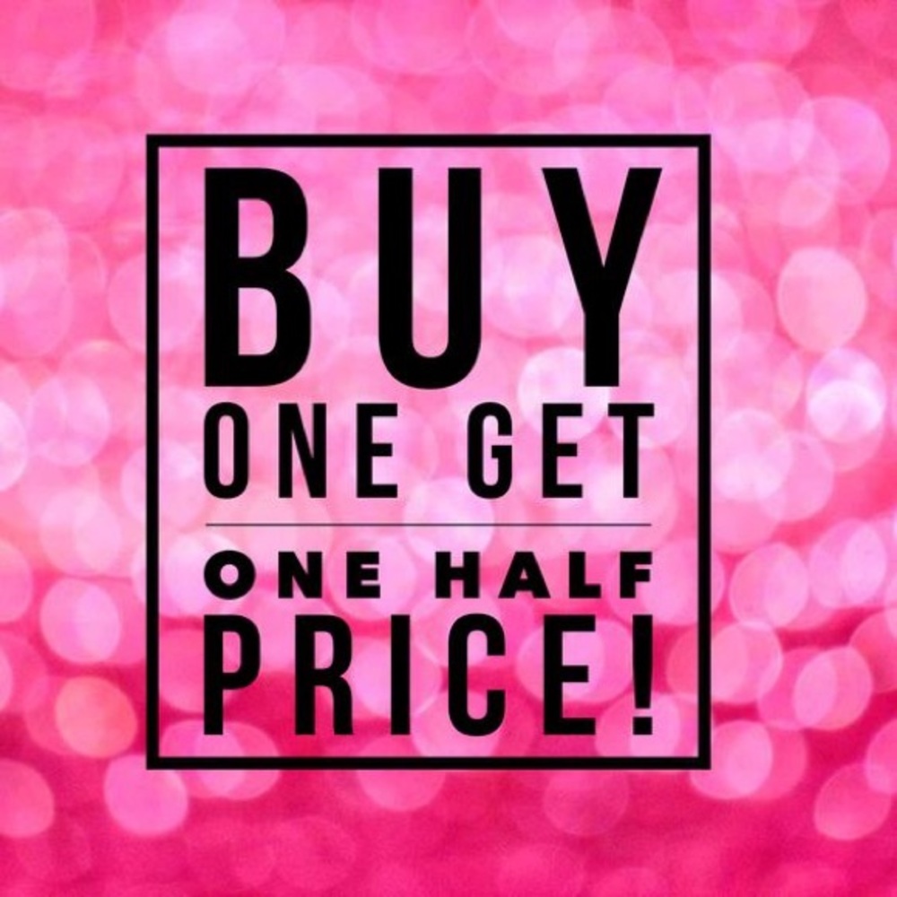 BOGO 1/2 off everything in my closet!!!!!